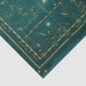 Rose und Sterne Seidenpapier (Detail)