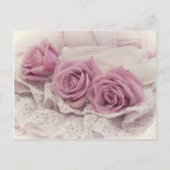 Rose und Stillleben Postkarte (Vorderseite)