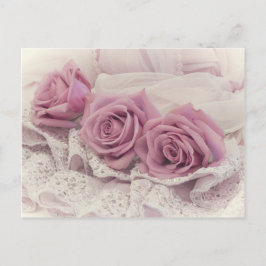 Rose und Stillleben Postkarte