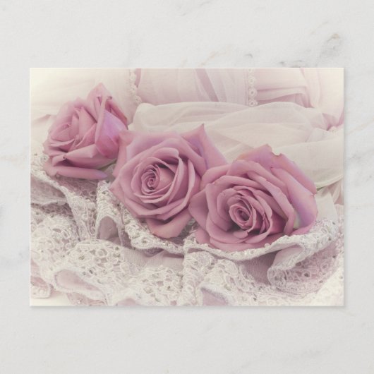 Rose und Stillleben Postkarte (Vorderseite)