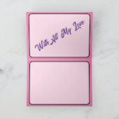 Rose und Sweet Hunde Collection Karte (Innenseite)