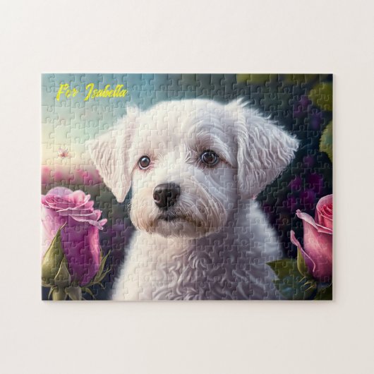 Rose und Sweet Hunde Collection Puzzle (Horizontal)