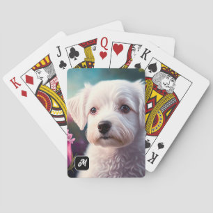Rose und Sweet Hunde Collection Spielkarten