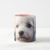 Rose und Sweet Hunde Collection Tasse (Zentrum)