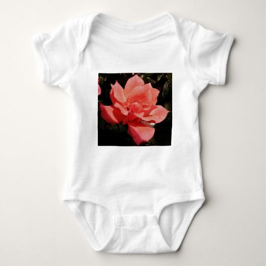 Rose und Tauchen Baby Strampler (Vorderseite)
