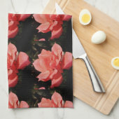 Rose und Tauchen Handtuch (Viertel Falte)