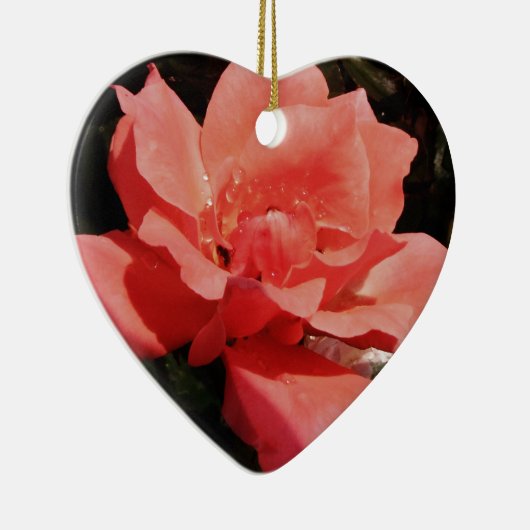 Rose und Tauchen Keramik Ornament (Rechts)