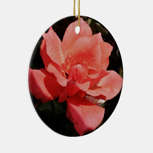 Rose und Tauchen Keramikornament (Rechts)