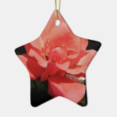 Rose und Tauchen Keramikornament (Links)