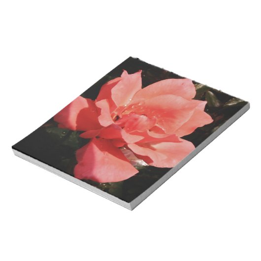 Rose und Tauchen Notizblock (Rotiert)