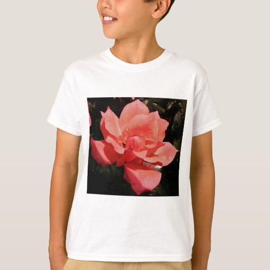 Rose und Tauchen T-Shirt (Vorderseite)