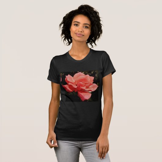 Rose und Tauchen T-Shirt (Vorne ganz)