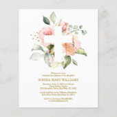 Rose und Taufe im Weißen Kreuz (Vorderseite)