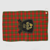Rose und Thistle Tartan Golf Handtuch (Horizontal)