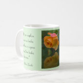 Rose und Thorns Inspirative Tasse (Vorderseite Links)