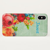 Rose und vergessen Sie mich nicht Bouquet iPhone / Case-Mate iPhone Hülle (Rückseite (Horizontal))