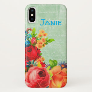 Rose und vergessen Sie mich nicht Bouquet iPhone / Case-Mate iPhone Hülle