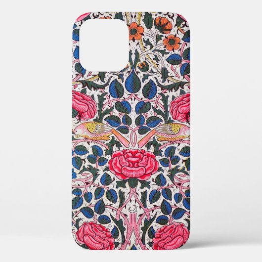 Rose und Vogel, William Morris Case-Mate iPhone Hülle (Rückseite)