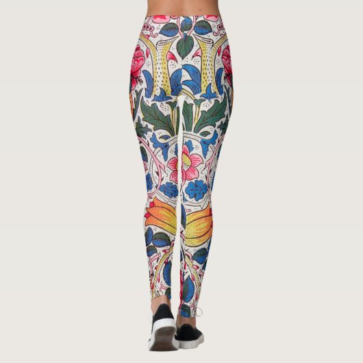 Rose und Vogel, William Morris Leggings (Rückseite)
