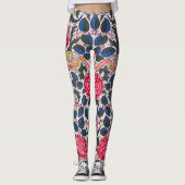 Rose und Vogel, William Morris Leggings (Vorderseite)