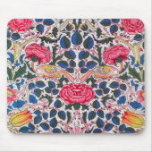 Rose und Vogel, William Morris Mousepad (Vorne)