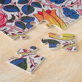 Rose und Vogel, William Morris Puzzle (Seite)