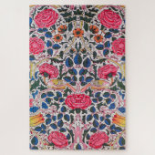 Rose und Vogel, William Morris Puzzle (Vertikal)