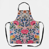 Rose und Vogel, William Morris Schürze (Vorderseite)