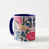 Rose und Vogel, William Morris Tasse (Vorderseite Links)