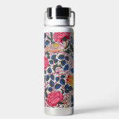 Rose und Vogel, William Morris Trinkflasche (Hinten)