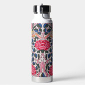 Rose und Vogel, William Morris Trinkflasche (Links)