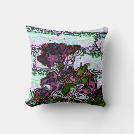 Rose und Wand Kissen