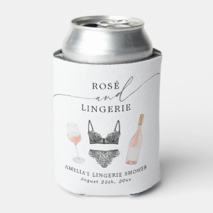 Rosé- und Wäsche-Brautjunggesellinnenparty Dosenkühler