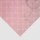 Rose und Wirbel auf der Karierten Dekoupage in ele Seidenpapier (Ausschnitt)