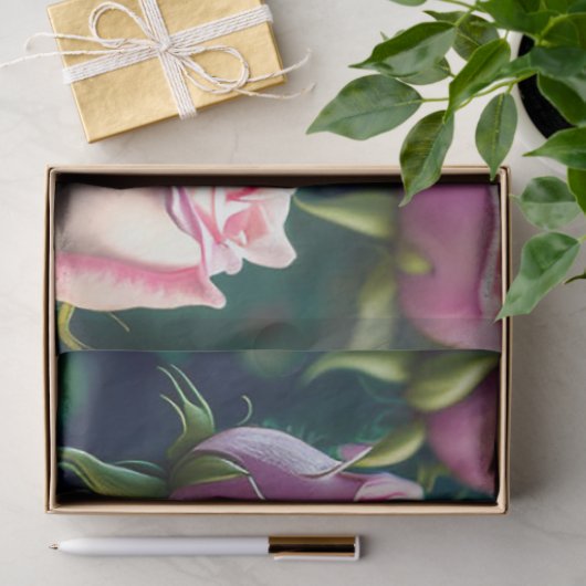 Rose und wunderschöne Sammlung von Hunden Seidenpapier (Geschenk)