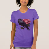 Rose und Zeile T-Shirt (Vorderseite)