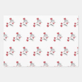 Rose und Zigaretten Geschenkpapier Set (Vorderseite 2)