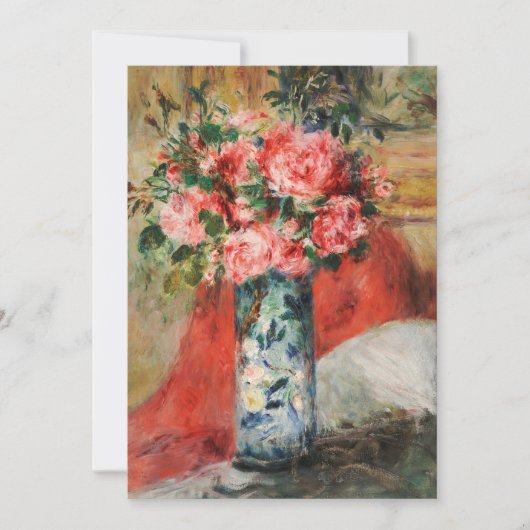 Rose und Zwerge in einer Vase | Renoir (Vorderseite)
