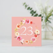 Rose Unity Einladung (Stehend Vorderseite)