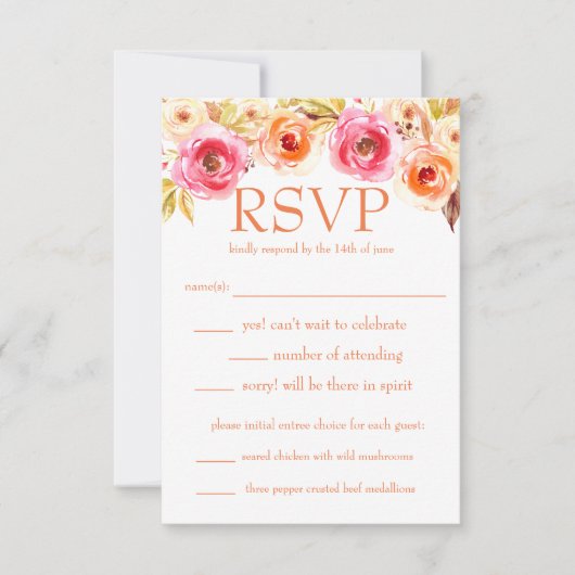 Rose Unity Einladung (Vorderseite)