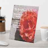 Rose unter den Garnen Sockelschild (In SItu)