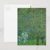 Rose unter den Niedlichen Bäumen Postkarte (Vorne/Hinten)