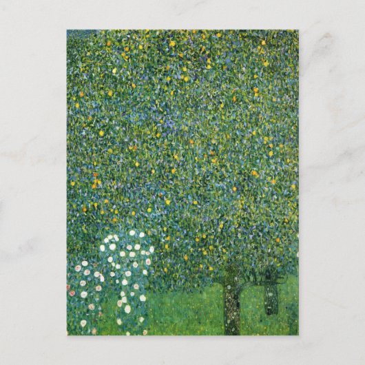 Rose unter den Niedlichen Bäumen Postkarte (Vorderseite)