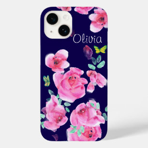 Rose unter der Postkarte Case-Mate iPhone 14 Hülle