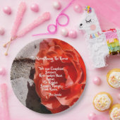 Rose unter Thorns Abe Lincoln 3,5 cm Pappteller (Party)