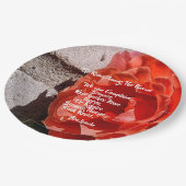 Rose unter Thorns Abe Lincoln 3,5 cm Pappteller (Schrägansicht)