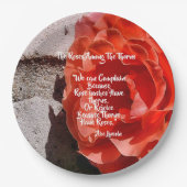 Rose unter Thorns Abe Lincoln 3,5 cm Pappteller (Vorderseite)