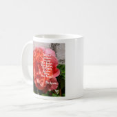Rose unter Thorns Zitat Abe Lincoln Kaffeetasse (Vorderseite Links)