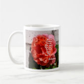 Rose unter Thorns Zitat Abe Lincoln Kaffeetasse (Links)