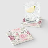 Rose Untersetzer (Seitenansicht)